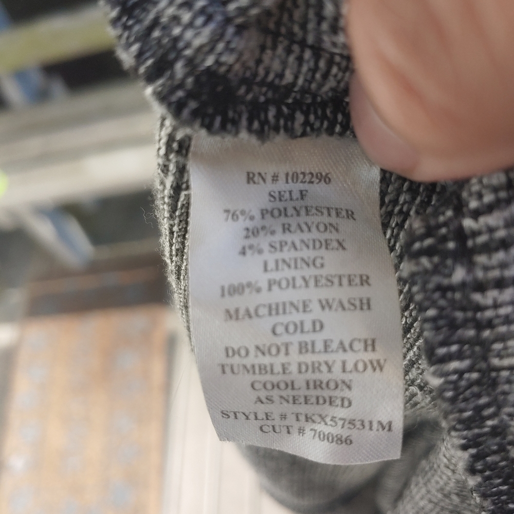 Connected Apparel Gray Dress - Picture 5 of 5